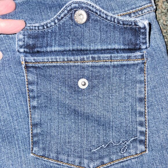 New York & Company Denim Capris Jeans Women's Size 6 Cotton Spandex - Picture 13 of 13